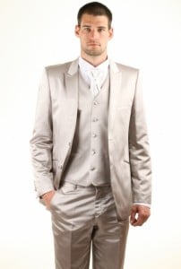 Costume de mariage fashion gris wedding